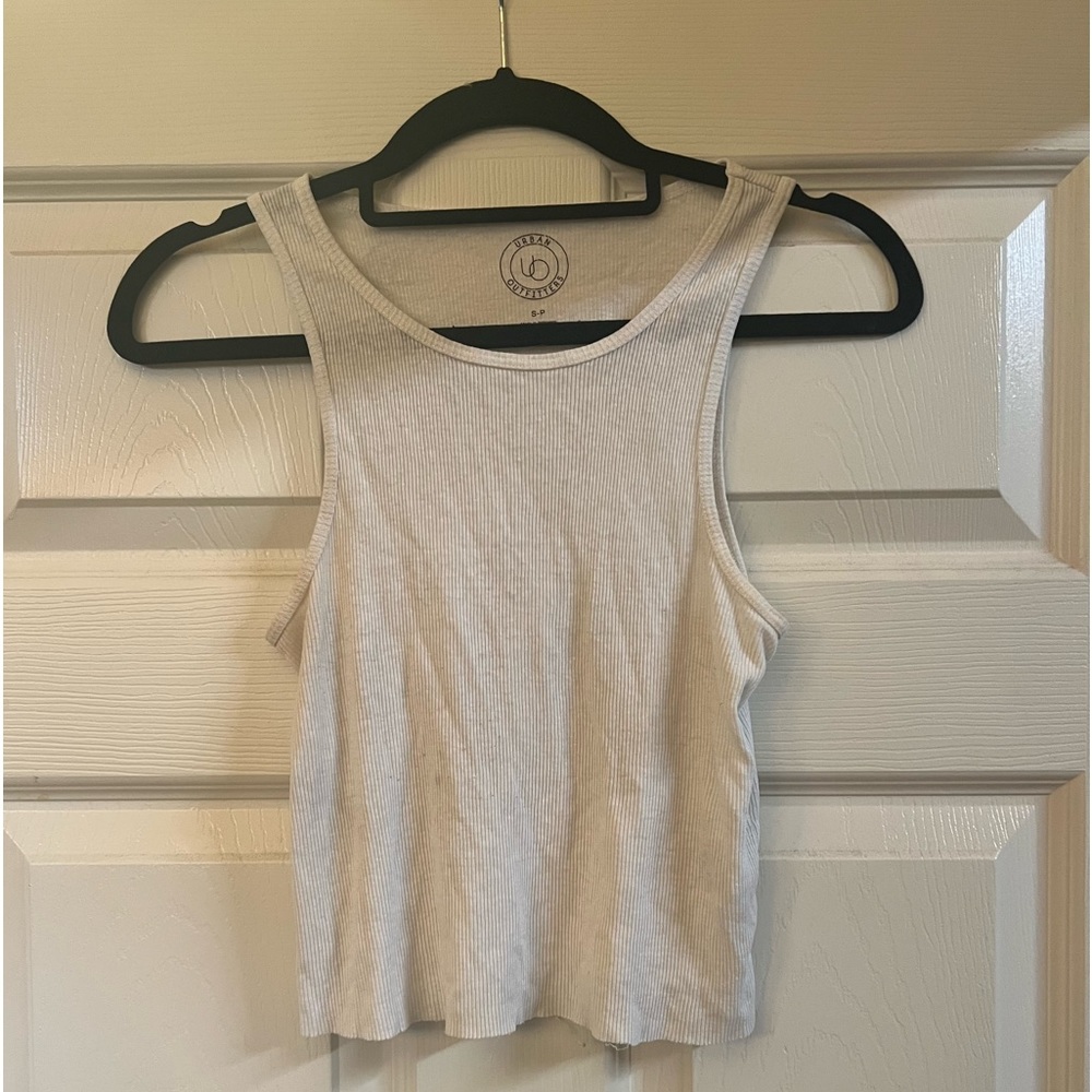 White High Neck Urban Outfitters Top